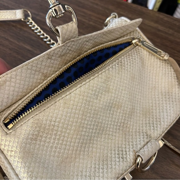 Rebecca Minkoff Cream metallic Crossbody Bag - Picture 9 of 9